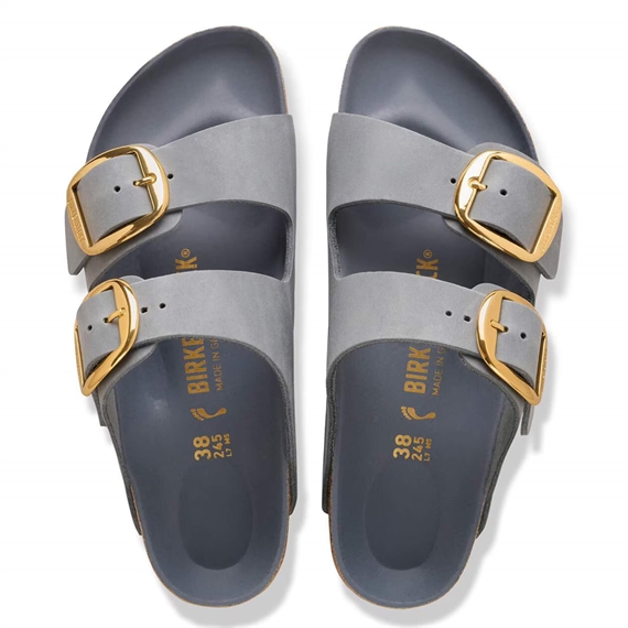 Birkenstock Arizona Big Buckle Sandaler, Basalt Gray